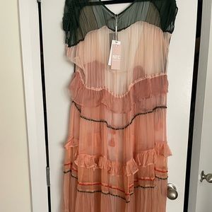 Free People - Long Pink Duster